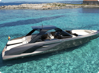 Sportboot Charter auf Ibiza
